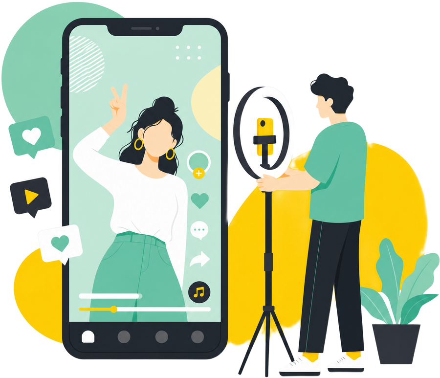 スマートフォン向け縦型動画